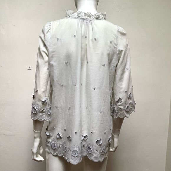 REBECCA TAYLOR BLOUSE SHIRT - Picture 9 of 9